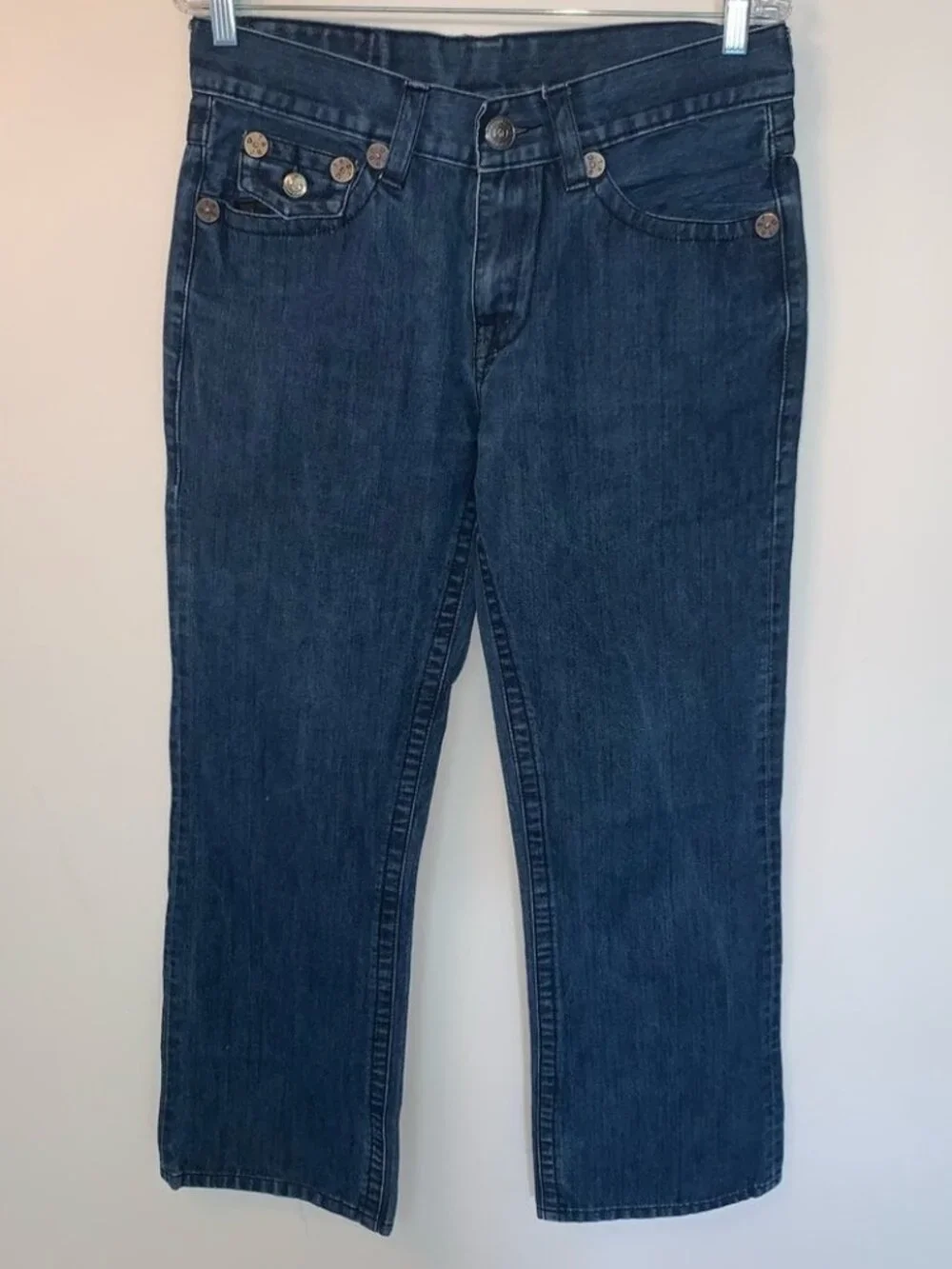 True Religion Blue Straight Jeans Classic Style 32